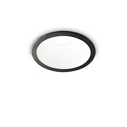 Recessed LED luminaire GAME ROUND, IP20, 11W 3000K 850lm 36°, black / white reflector