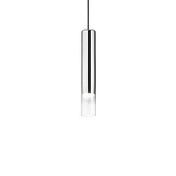 Luminaria colgante LOOK SP1 D06 GU10 IP20, cromo, claro 