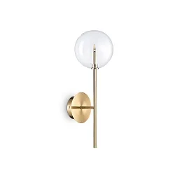 Pendant luminaire EQUINOXE, 12 flames, incl. G4 2W 3000K, metal / clear glass