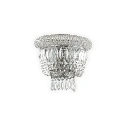 Luminaria de pared DUBAI de 2 llamas E14 IP20, cromo