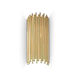 Luminaria de pared PAN E14 IP20, dorado