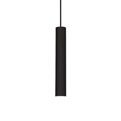 LED pendant luminaire TUBE, Ø 4cm / H 25cm, 9W 3000K 850lm, black