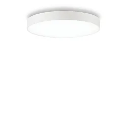 Luminaria de superficie HALO Arriba-Abajo IP20, ópalo, blanco mate, con recubrimiento de polvo