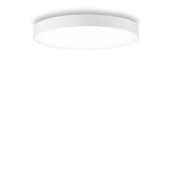 Luminaria de superficie HALO Arriba-Abajo IP20, ópalo, blanco mate, con recubrimiento de polvo