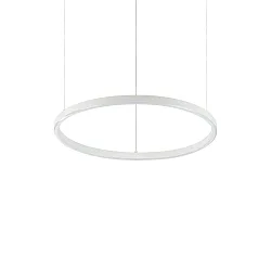 LED pendant luminaire ORACLE SLIM, Ø 50cm, 29W 3000K 1600lm, white