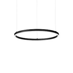 LED pendant luminaire ORACLE SLIM, Ø 50cm, 29W 3000K 1600lm, black