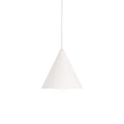 Luminaria colgante A-LINE pequeño GU10 IP20, blanco mate, con recubrimiento de polvo