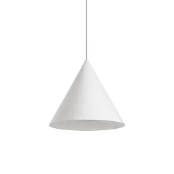 Pendant luminaire, A-LINE, Ø 30cm, E27, matt white