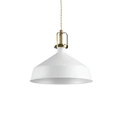 Luminaria colgante ERIS-2 E27 IP20, dorado mate, negro