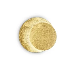 Luminaria de pared TICK inclinable IP20, hoja de oro