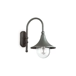 Luminaria de pared para exteriores CIMA E27 IP43, antracita