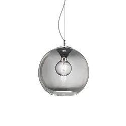 Luminaria colgante NEMO E27 IP20, color humo