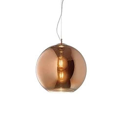 Luminaria colgante NEMO E27 IP20, color cobre