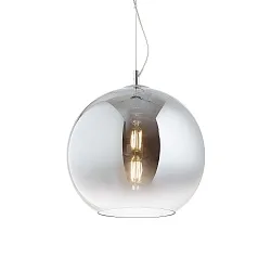 Pendant luminaire NEMO, Ø 40cm, incl. E27 LED 3.2W 3000K, nuanced chrome