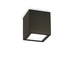 outdoor ceiling luminaire TECHO PL1 D15 SQUARE square GU10 IP54, black