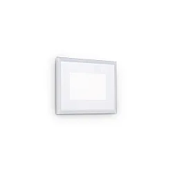 Luminaria empotrable para techos INDIO angular IP65, blanco