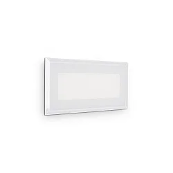 Luminaria empotrable para techos INDIO angular IP65, blanco