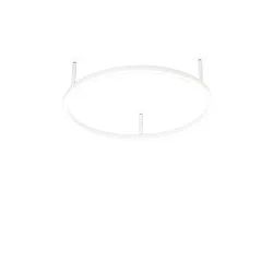 LED ceiling luminaire ORACLE SLIM, Ø 50cm, 30W 3000K 2350lm, white / opal
