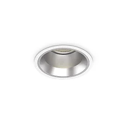 Luminaria empotrable para techos OFF 110 redondo IP20, blanco