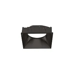 Reflector BENTO cuadrado, negro