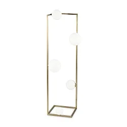 Luminaria de pedestal ANGOLO PL3 de 5 llamas G9 IP20, latón