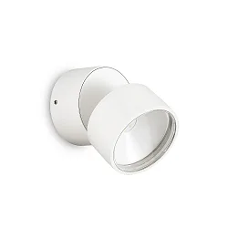 Luminaria de pared para exteriores OMEGA redondo IP54, blanco