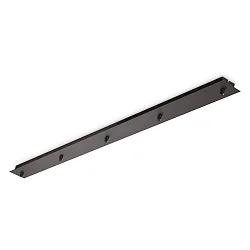 Marquesina LINEAR STANDARD 5 veces, angular, negro mate