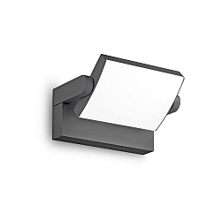 Luminaria de pared para exteriores SWIPE AP inclinable, con difusor IP54, antracita 