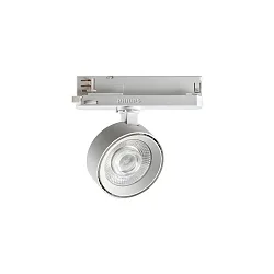 Foco trifásico POV TRACK LED redondo, con adaptador LED IP20, blanco