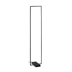 Luminaria de pedestal FRAME IP20, negro mate 