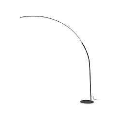 Luminaria de pedestal COMET IP20, negro regulable