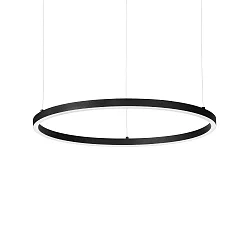 pendant luminaire ORACLE SLIM SP LED round, DALI controllable IP20, black dimmable