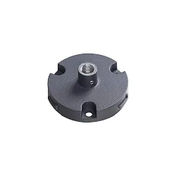 Pie JEDI PT LED / BASE redondo, mecánico, negro mate