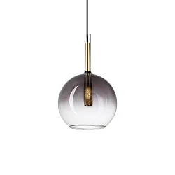Luminaria colgante EMPIRE en forma de bala G9 IP20, color humo regulable