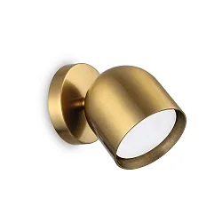 Luminaria de pared DODO de 1 llama GX53 IP20, latón regulable