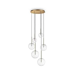 Luminaria colgante EQUINOXE G4 IP20, cromo 