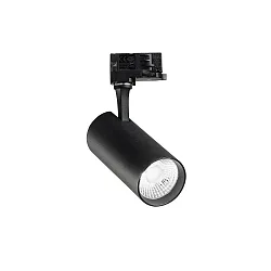3-phase spot FOX 25W BIG / ON-OFF 940 adjustable, switchable IP20, black matt 