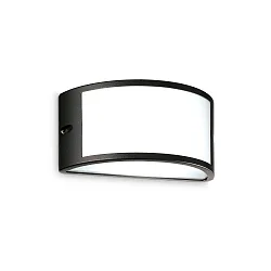 Luminaria de pared para exteriores REX-1 UP/DOWN E27 IP44, negro regulable
