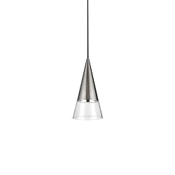 pendant luminaire CONO SP1 1 flame, conical GU10 IP20, nickel 