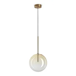 Luminaria colgante EQUINOXE D25 de 1 llama G4 IP20, ámbar 