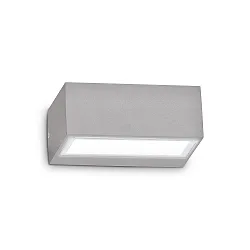 Luminaria de pared para exteriores TWIN UP/DOWN G9 IP44, gris regulable