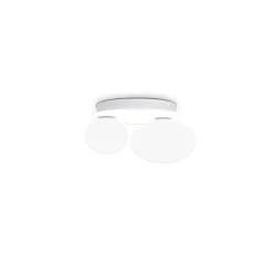 Luminaria de pared NINFEA GX53 IP20, blanco 