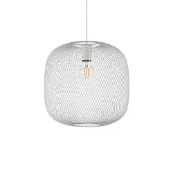 Luminaria colgante NET 3 E27 IP20, blanco regulable