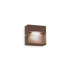 outdoor wall luminaire DEDRA IP65, coffee brown 