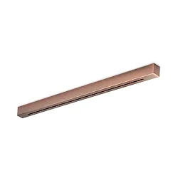 Marquesina LINEAR ALL IN 4 veces, angular, con tapa, color cobre, bruñido