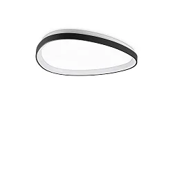 Luminaria de techo GEMINI 61 controlable por DALI IP20, negro regulable