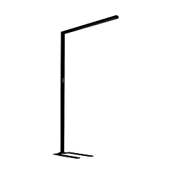 Luminaria de pedestal COMFORT-2 con sensor IP20, negro regulable