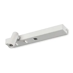 Luminaria de pared BONNE NUIT-1 con interruptor IP20, blanco 