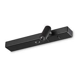 wall luminaire BONNE NUIT-2 with switch IP20, black 
