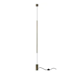 Luminaria de pedestal FILO IP20, latón 